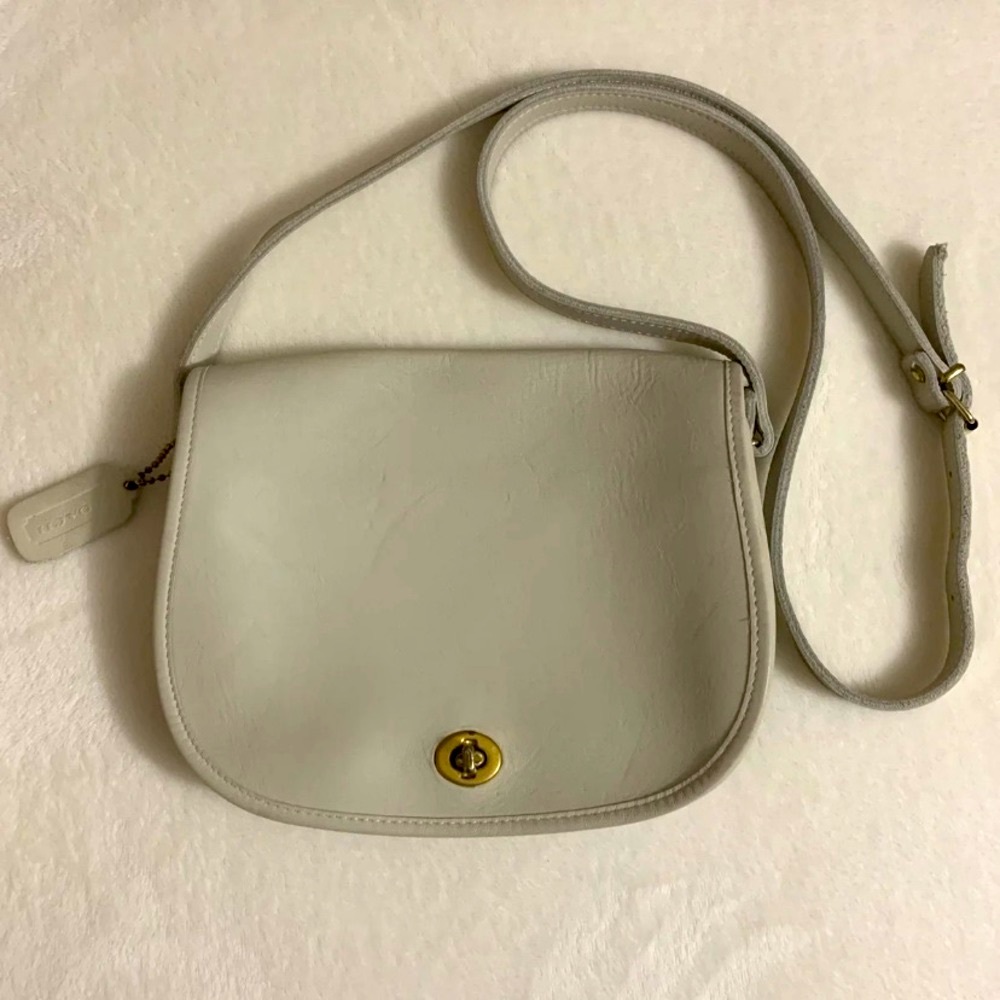 Vintage Coach Leather Handbag